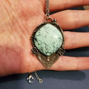 Genuine Green Desert Oasis Variscite Owl Twig Necklace OOAK Artisan Etsy Roses